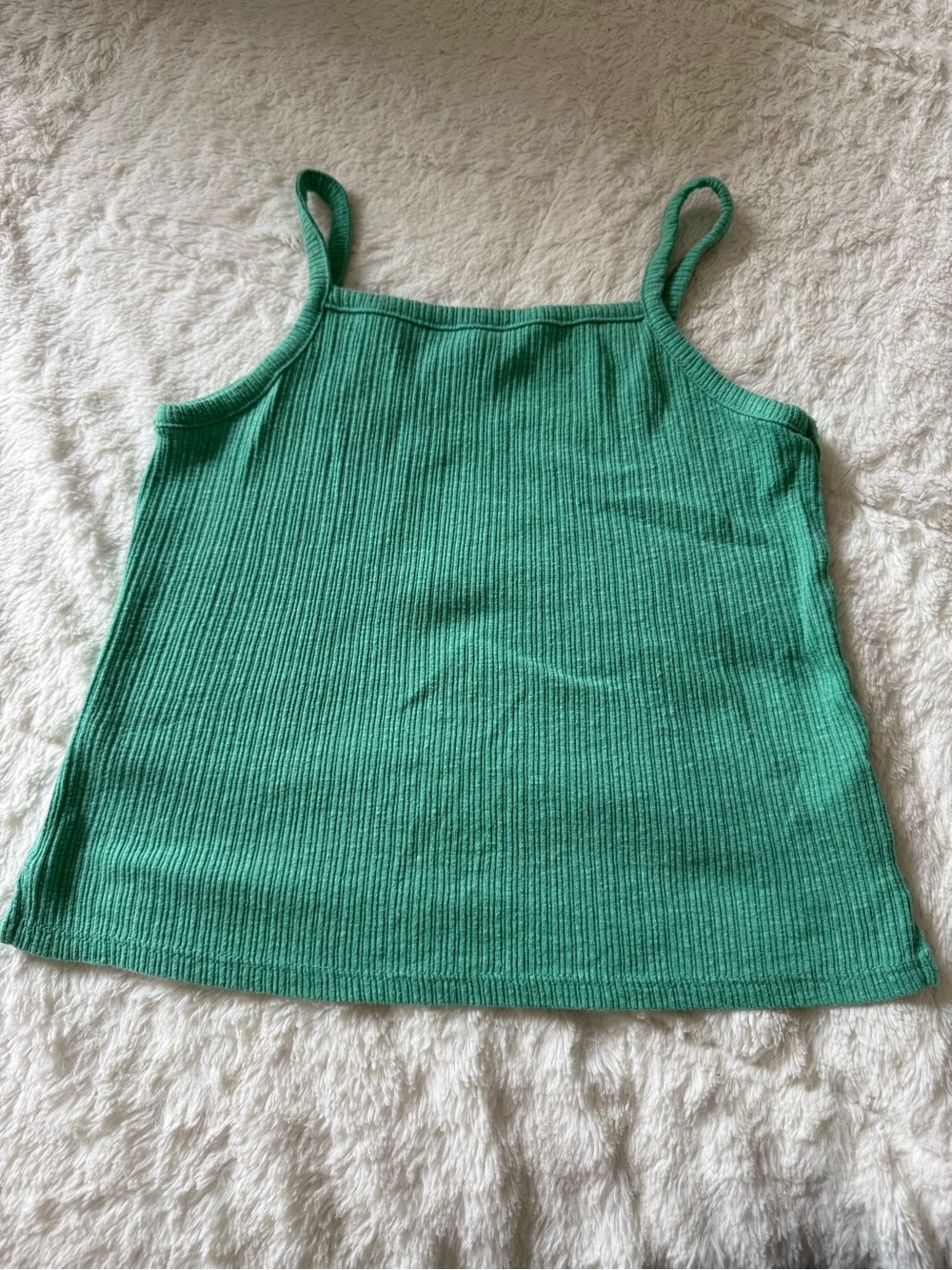 Old Navy Green Ribbed Tank Top - Picture 5 of 5